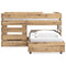 Larstin - Brown - Twin Over Twin Loft Bed-Washburn's Home Furnishings