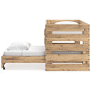 Larstin - Brown - Twin Over Twin Loft Bed-Washburn's Home Furnishings