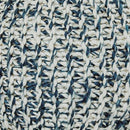 Latricia - Blue/white - Pouf-Washburn's Home Furnishings