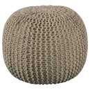 Latricia - Natural - Pouf-Washburn's Home Furnishings