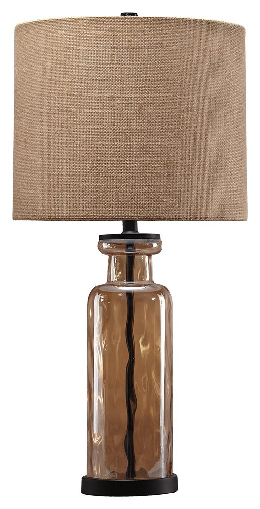 Laurentia - Champagne - Glass Table Lamp (1/cn)-Washburn's Home Furnishings