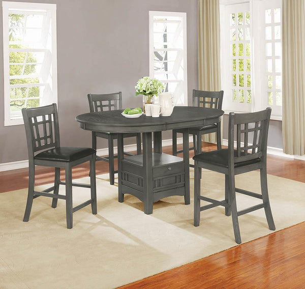 Lavon - Counter Height Chestair - Dark Gray-Washburn's Home Furnishings