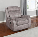 Lawrence - Recliner - Pearl Silver-Washburn's Home Furnishings