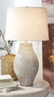 Layal - Black - Paper Table Lamp (1/cn)-Washburn's Home Furnishings