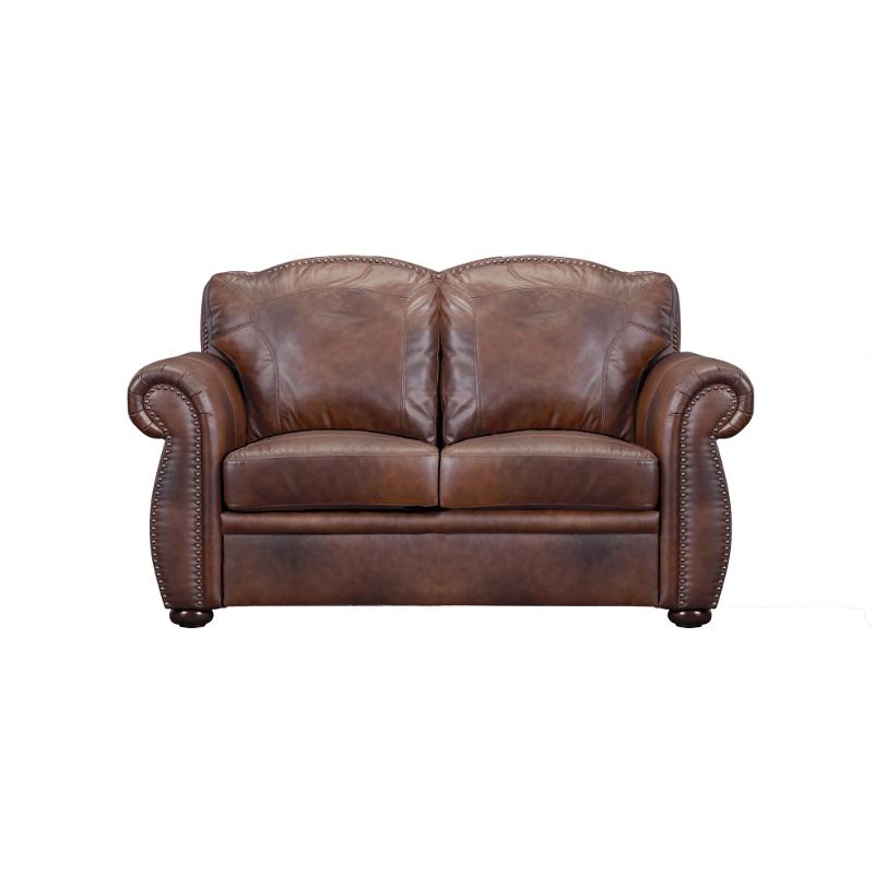 Leather Italia Arizona Loveseat in Marco-Washburn's Home Furnishings