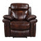 Shae Joplin Brown Leather Power Reclining Chair-Washburn's Home Furnishings