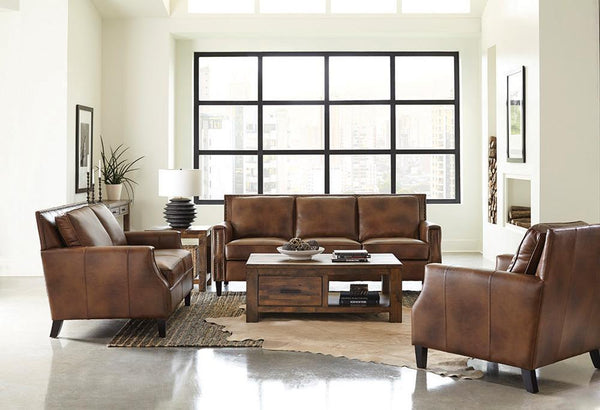 Leaton - Loveseat - Brown-Washburn's Home Furnishings