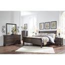 Leewarden - Dark Brown - California King Sleigh Bed-Washburn's Home Furnishings