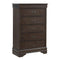 Leewarden - Dark Brown - Five Drawer Chest-Washburn's Home Furnishings