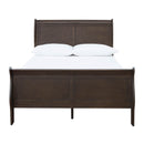 Leewarden - Dark Brown - Full Sleigh Bed-Washburn's Home Furnishings