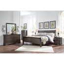 Leewarden - Dark Brown - King Sleigh Bed-Washburn's Home Furnishings