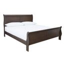 Leewarden - Dark Brown - King Sleigh Bed-Washburn's Home Furnishings