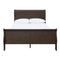 Leewarden - Dark Brown - Queen Sleigh Bed-Washburn's Home Furnishings