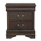 Leewarden - Dark Brown - Two Drawer Night Stand-Washburn's Home Furnishings