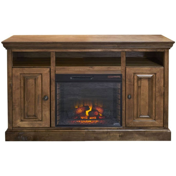 Legends Largo Fireplace Console in Bourbon-Washburn's Home Furnishings