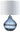 Lemmitt - Navy - Glass Table Lamp (1/cn)-Washburn's Home Furnishings