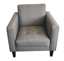 Lennox - Track Arm Upholstered Chair - Pearl Silver-Washburn's Home Furnishings