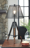 Leolyn - Black/brown - Metal Table Lamp (1/cn)-Washburn's Home Furnishings