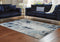 Leonelle - Cream/blue/gray - Large Rug-Washburn's Home Furnishings