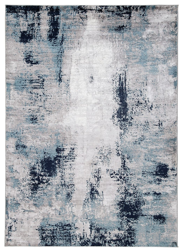 Leonelle - Cream/blue/gray - Large Rug-Washburn's Home Furnishings