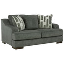 Lessinger - Pewter - Loveseat-Washburn's Home Furnishings