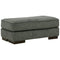 Lessinger - Pewter - Ottoman-Washburn's Home Furnishings