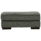 Lessinger - Pewter - Ottoman-Washburn's Home Furnishings