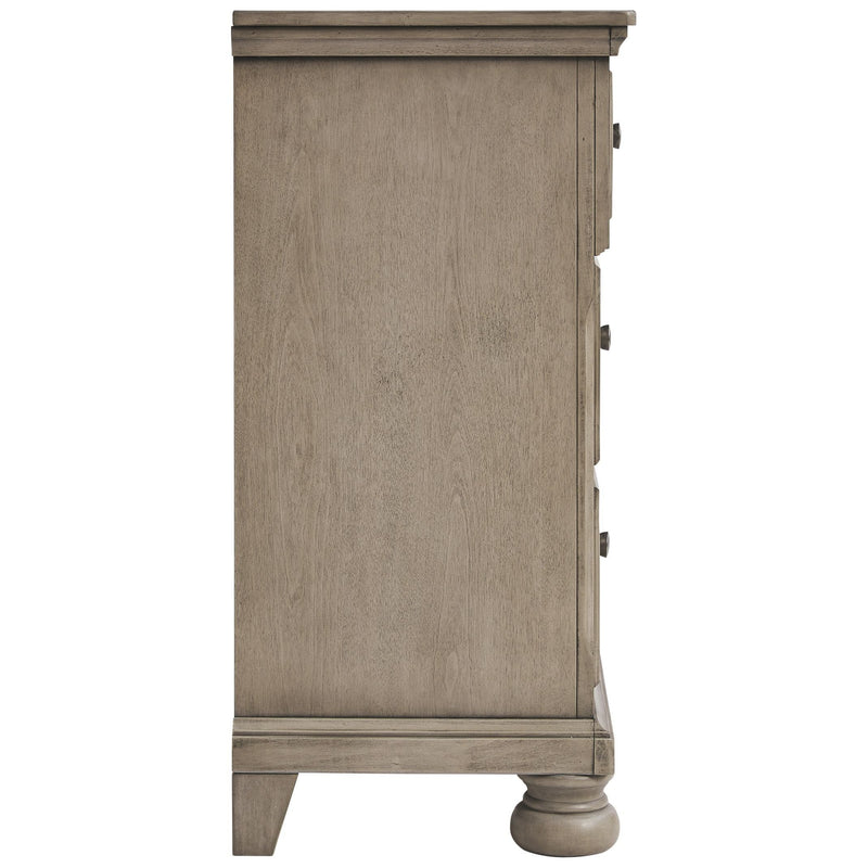 Lettner - Light Gray - Dresser - 6-drawers-Washburn's Home Furnishings