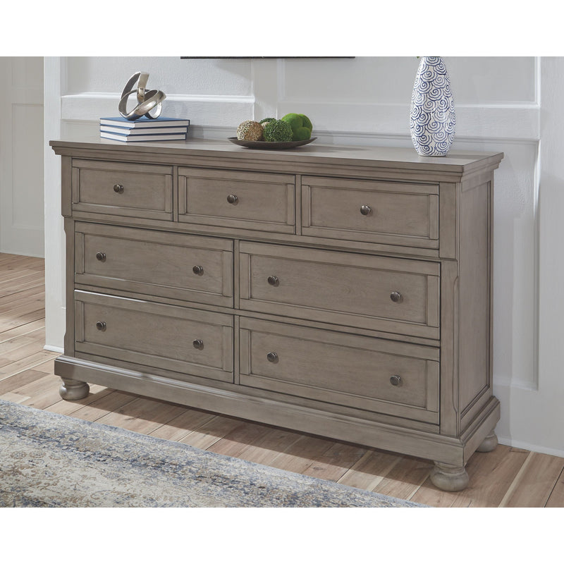 Lettner - Light Gray - Dresser - 7-drawers-Washburn's Home Furnishings