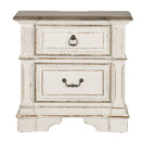 Abbey Park - 2 Drawer Night Stand w/ Charging Station-Washburn's Home Furnishings