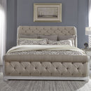 Liberty Abbey Park King Upholstered Sleigh Bed-Washburn's Home Furnishings