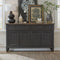 Liberty Americana Farmhouse Hall Buffet in Black-Washburn's Home Furnishings