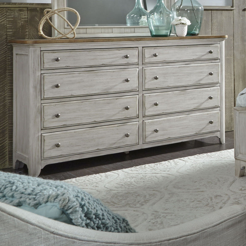 Farmhouse Reimagined - 8 Drawer Dresser-Washburn's Home Furnishings