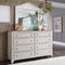 Liberty Farmhouse Reimagined - 8 Drawer Dresser & Mirror-Washburn's Home Furnishings