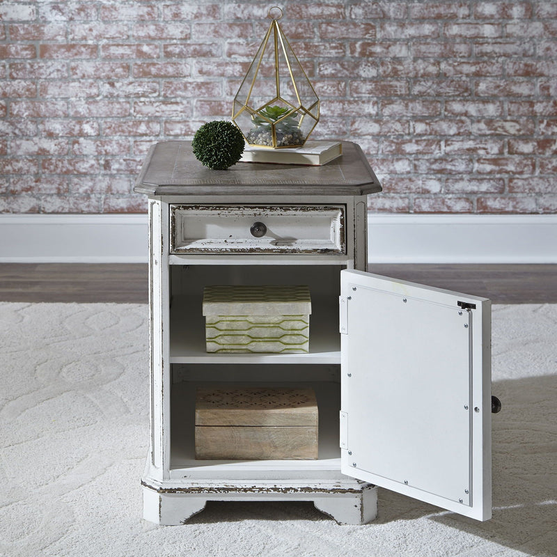 Magnolia Manor - Chair Side Table-Washburn's Home Furnishings