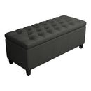 Lift Top Storage Bench - Gray-Washburn's Home Furnishings