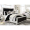 Lindenfield - Black/silver - California King Upholstered Bed-Washburn's Home Furnishings