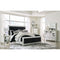 Lindenfield - Black/silver - Queen Upholstered Bed-Washburn's Home Furnishings