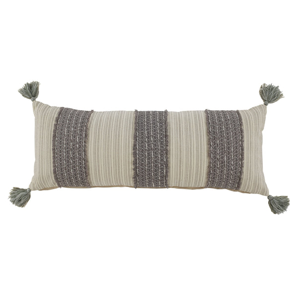 Linwood - Gray/cream - Pillow (4/cs)-Washburn's Home Furnishings