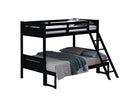 Littleton - Twin Over Full Bunk Bed - 64 - Black-Washburn's Home Furnishings