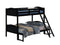 Littleton - Twin Over Full Bunk Bed - 64 - Wood - Black-Washburn's Home Furnishings