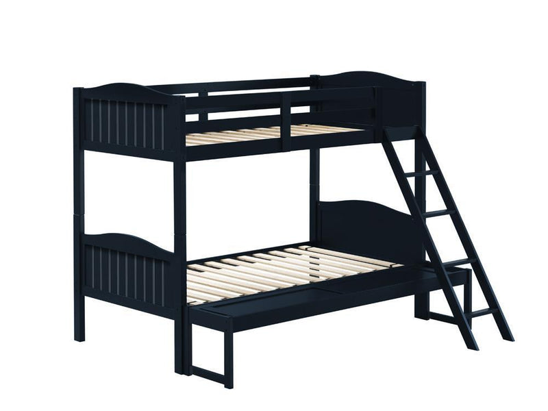 Littleton - Twin Over Full Bunk Bed - 64 - Wood - Blue-Washburn's Home Furnishings