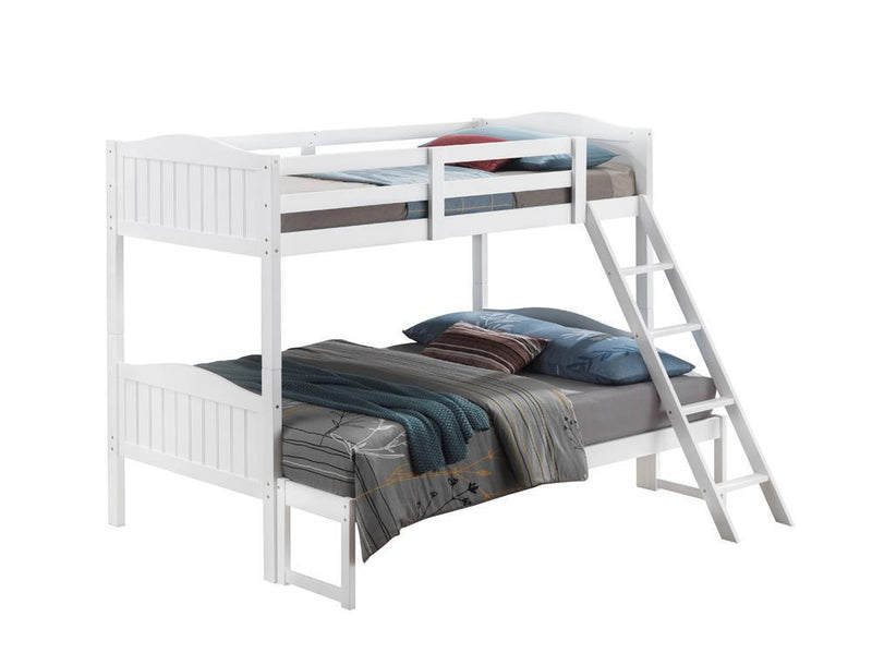 Littleton - Twin Over Full Bunk Bed - 64 - Wood - White-Washburn's Home Furnishings