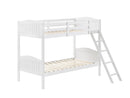 Littleton - Twin Over Twin Bunk Bed - 64 - Wood - White-Washburn's Home Furnishings