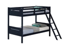 Littleton - Twin Over Twin Bunk Bed - Blue-Washburn's Home Furnishings