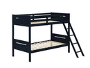 Littleton - Twin Over Twin Bunk Bed - Blue-Washburn's Home Furnishings