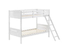 Littleton - Twin Over Twin Bunk Bed - Wood - White-Washburn's Home Furnishings