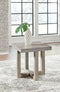 Lockthorne - Gray - Square End Table-Washburn's Home Furnishings