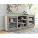 Lockthorne - Warm Gray - Accent Cabinet-Washburn's Home Furnishings