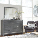 Lodanna - Gray - Six Drawer Dresser-Washburn's Home Furnishings